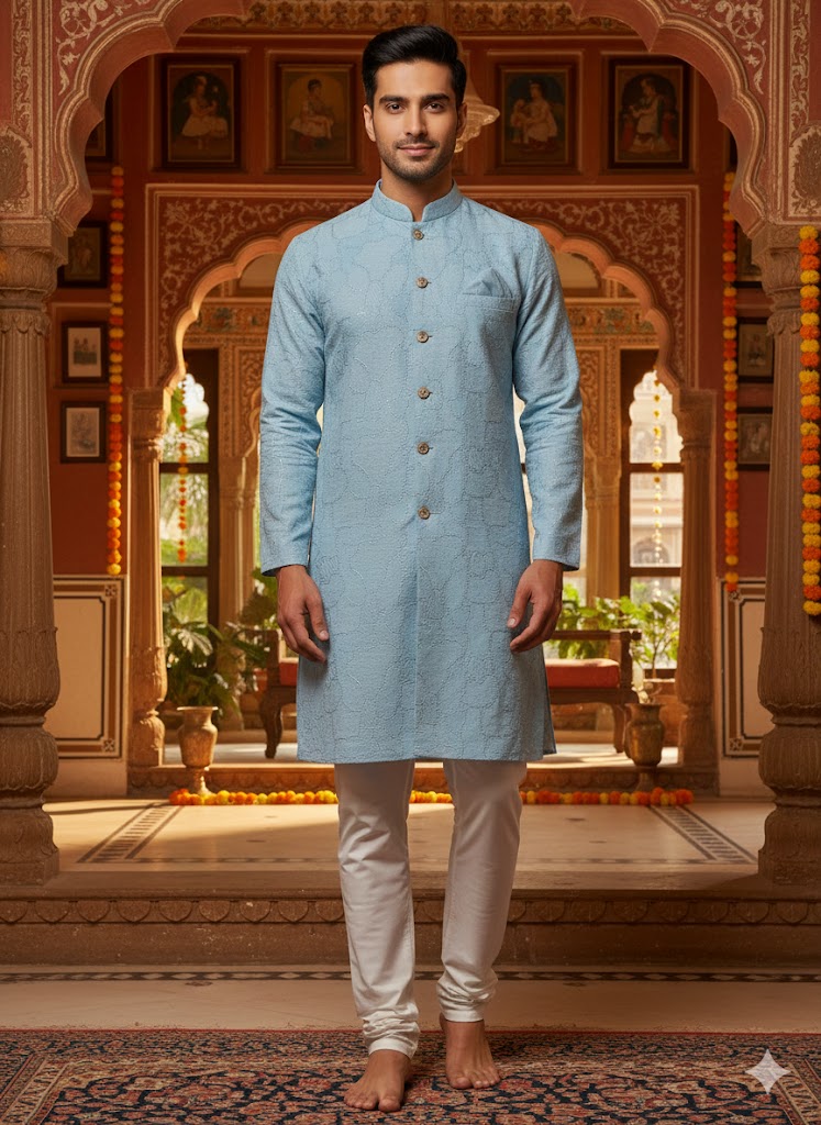 MEN ETHNIC SEMI SHERWANIS